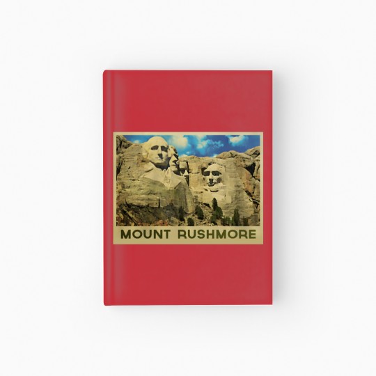 Discover Mount Rushmore Vintage Hardcover Journal