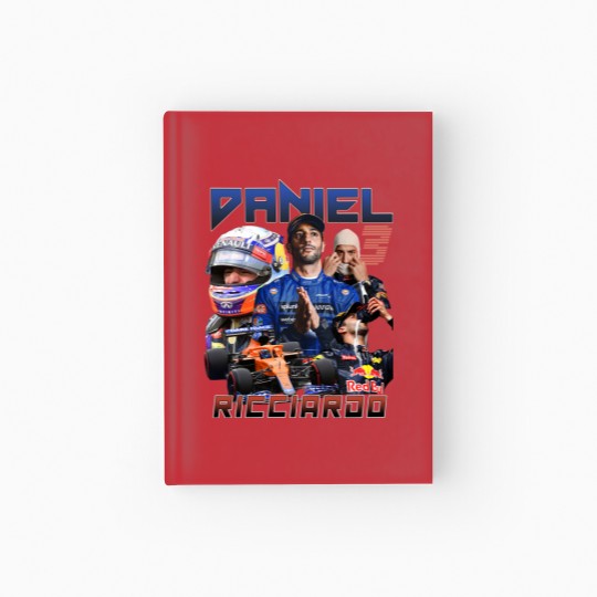 Discover Daniel Ricciardo McLaren Racing 90s Vintage Bootleg Unisex Rap Hardcover Journal