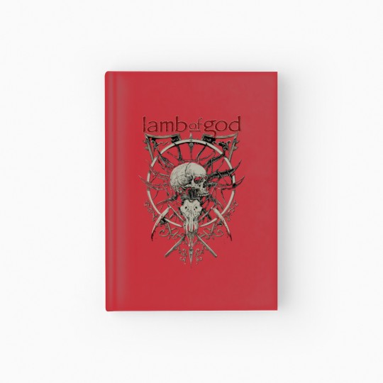 Discover Comfort Colors Lamb of God Hardcover Journal, Oversized Hardcover Journal, Classic Rock,