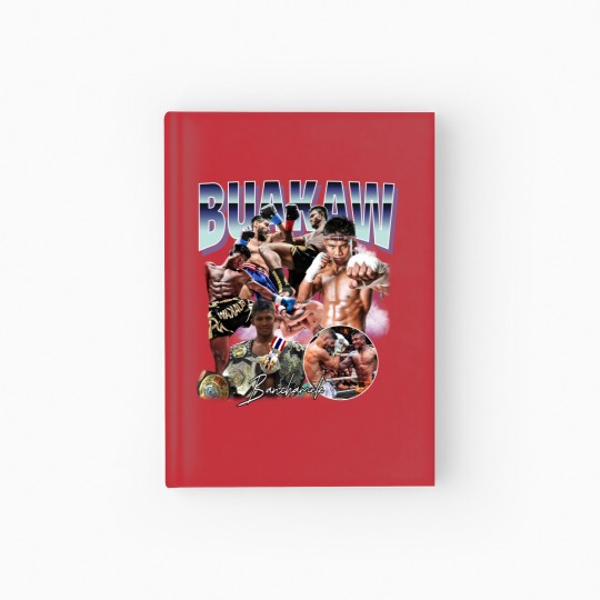 Discover Buakaw Muay Thai Boxer 90's Retro Champions Graphic Vintage Gift Sport Hardcover Journal