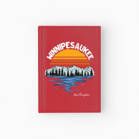 Discover Vintage Lake Winnipesaukee New Hampshire Souvenir Hardcover Journal