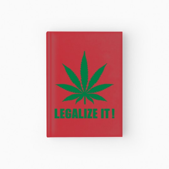 Discover Marijuana Legalize it Hardcover Journal
