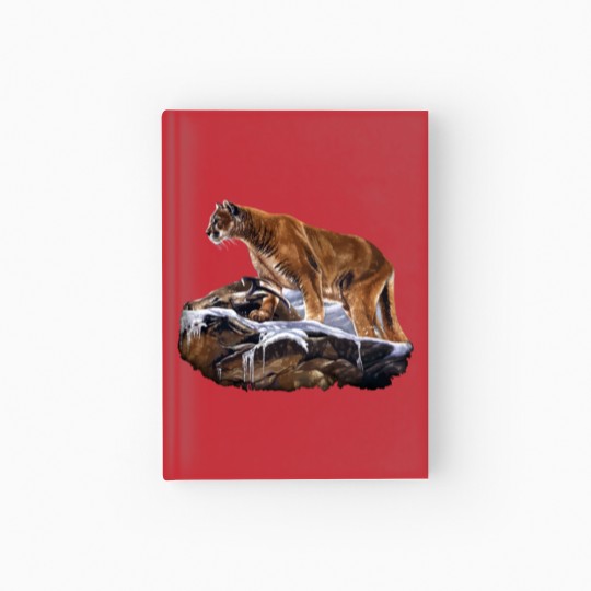 Discover Mountain Lion Cougar Hardcover Journal