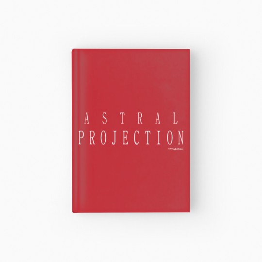 Discover Astral Projection Hardcover Journal - White Hardcover Journal