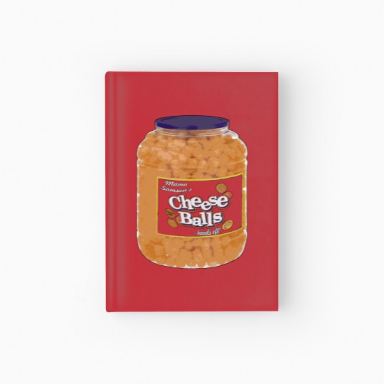 Discover Cheese Balls fan art parody Hardcover Journal Hardcover Journal