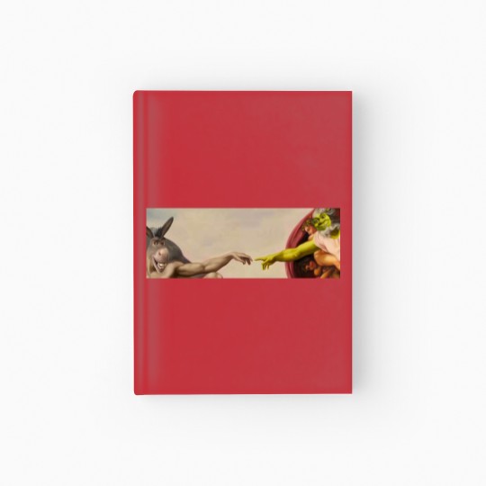 Discover Shrek hands of God Classic Hardcover Journal, Love Shrek Hardcover Journal