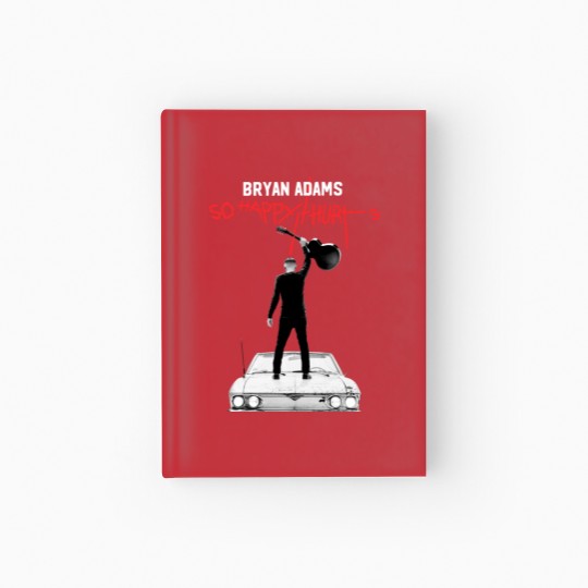 Discover Color Bryan Adams Tour 2023 Hardcover Journal, So Happy Hurts Tour, Vintage Bryan Adams Hardcover Journal