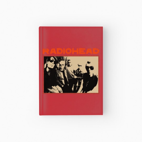 Discover Radiohead Cotton New Vintage Band Hardcover Journal