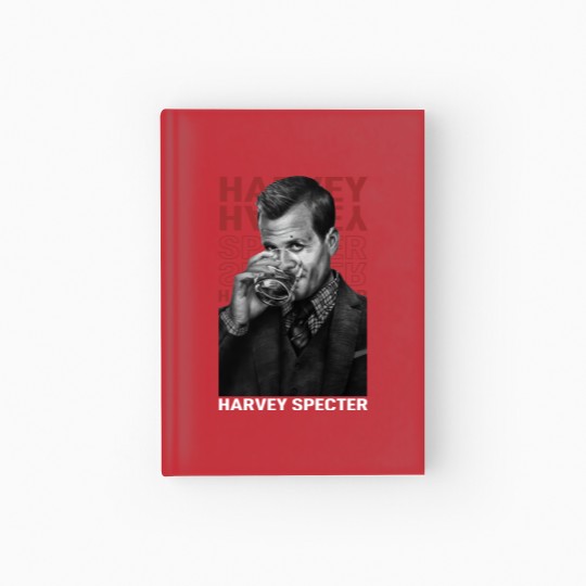 Discover Harvey Specter Vintage Graphic Hardcover Journal, Suits Movie TV Hardcover Journal