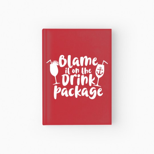 Discover blame it on the drink package t Hardcover Journal