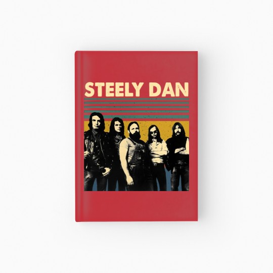 Discover Steely Dan Retro Vintage Hardcover Journal, Steely Dan Gift Hardcover Journal