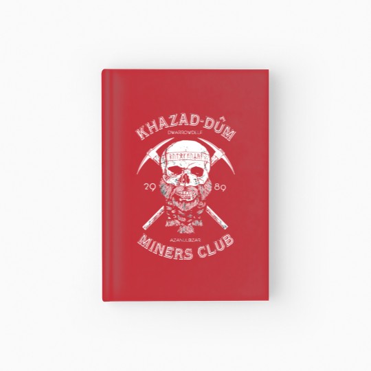 Discover Khazad-Dum Miners Club Hardcover Journal