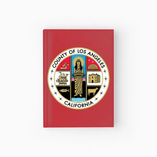 Discover County Of Los Angeles Hardcover Journal