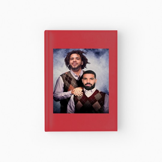 Discover Drake J Cole Hardcover Journal -Vintage 90s Hardcover Journal- Retro Rap Vintage 90S Y2k Bootleg Hardcover Journal