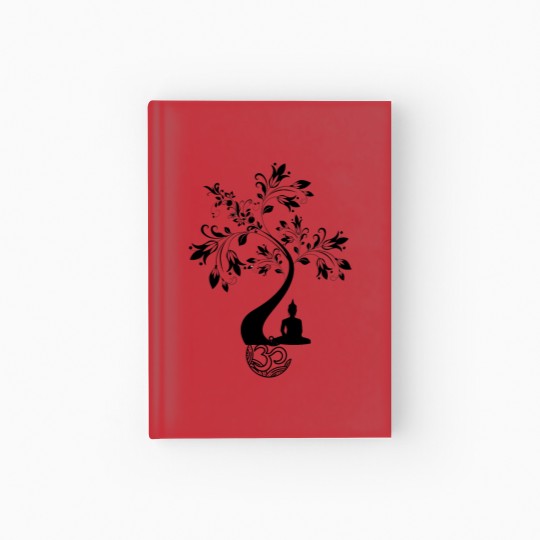 Discover Budha meditating Hardcover Journal