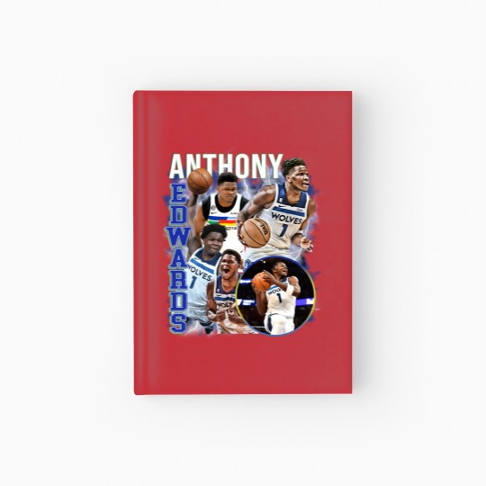 Discover Anthony Edwards Graphic Hardcover Journal, Basketball Hardcover Journal