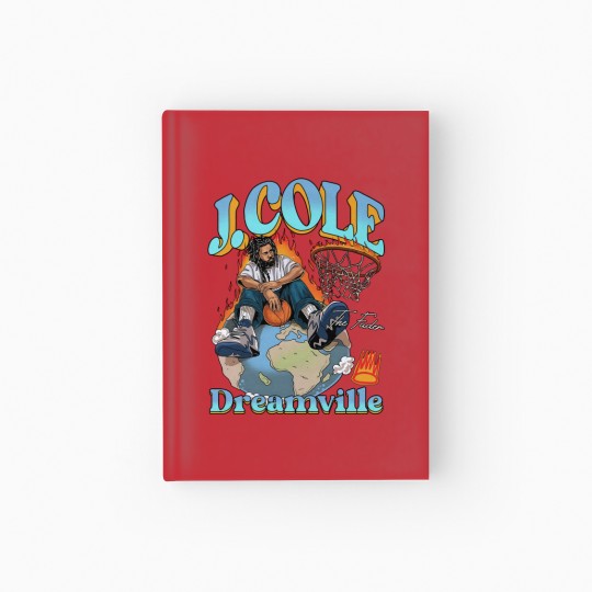 Discover J Cole Dreamville Vintage Hardcover Journal, J Cole Hardcover Journal, Rap Hip Hop, J Cole Merch