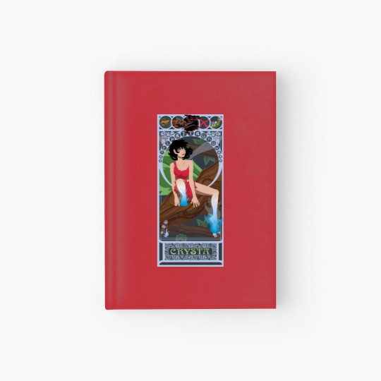 Discover Crysta Nouveau - Fern Gully Hardcover Journal