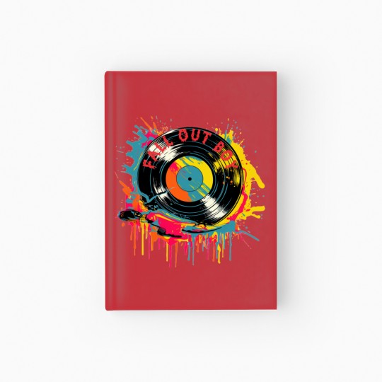 Discover Fall Out Splash Colorful Hardcover Journal