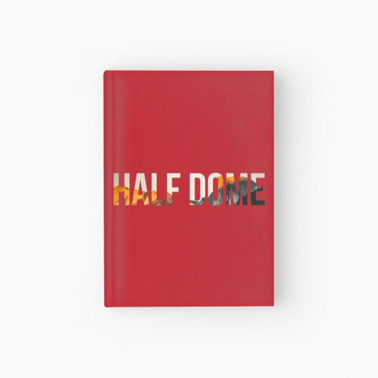 Discover Half Dome Sticker Hardcover Journal