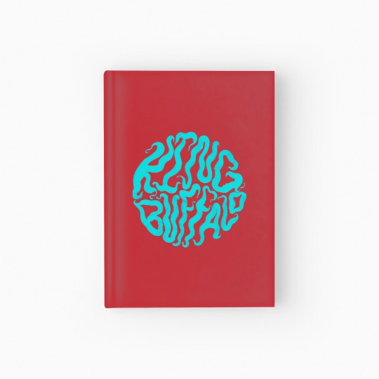 Discover King Buffalo, black and blue Hardcover Journal