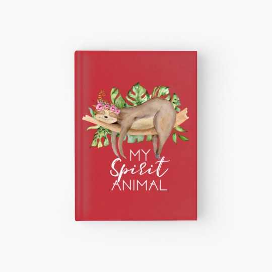 Discover Sloth Hardcover Journals