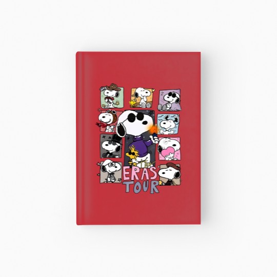 Discover The Snoopy Era Tour Hardcover Journal Snoopy Hardcover Journal