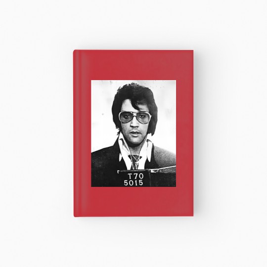 Discover VINTAGE MUGSHOT ELVIS - Elvis Presley - Hardcover Journal