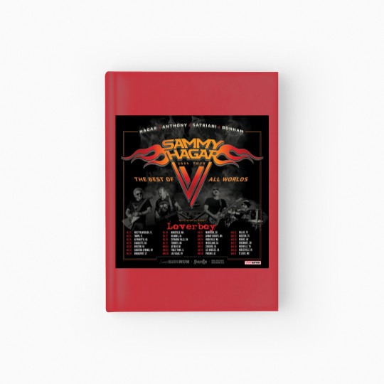 Discover Sammy Hagar Tour 2024 With Loverboy Hardcover Journal S