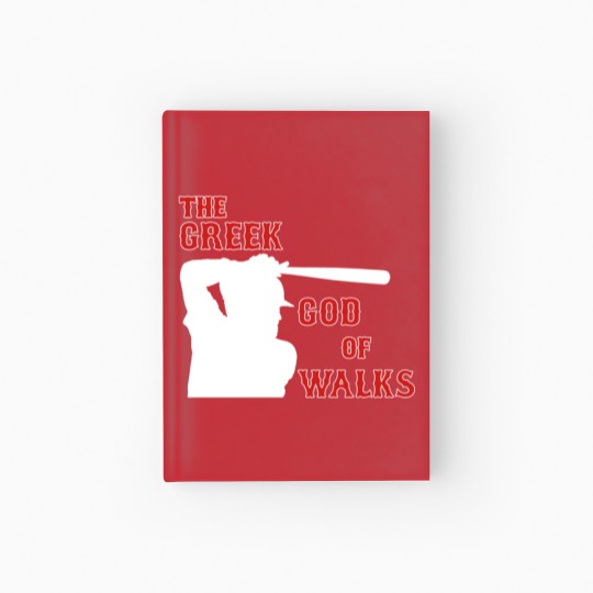 Discover Kevin Youkilis - The Greek God of Walks Hardcover Journal
