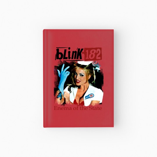 Discover Vintage Blink Enema of the State Hardcover Journal - Vintage Blink