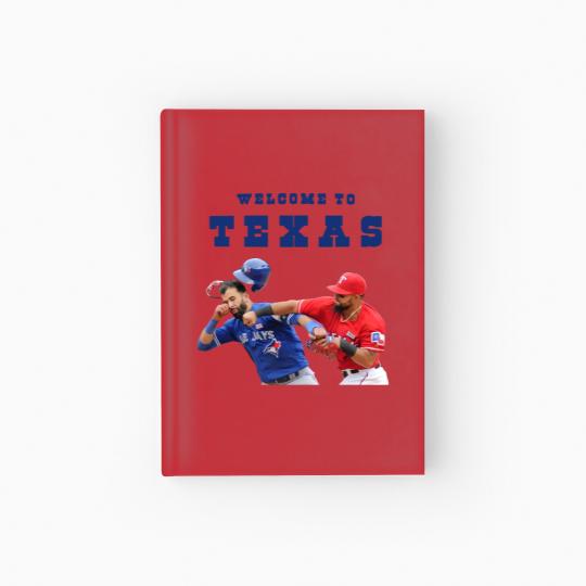 Discover Welcome To Texas Rougned Odor Jose Batista Punch Hardcover Journal