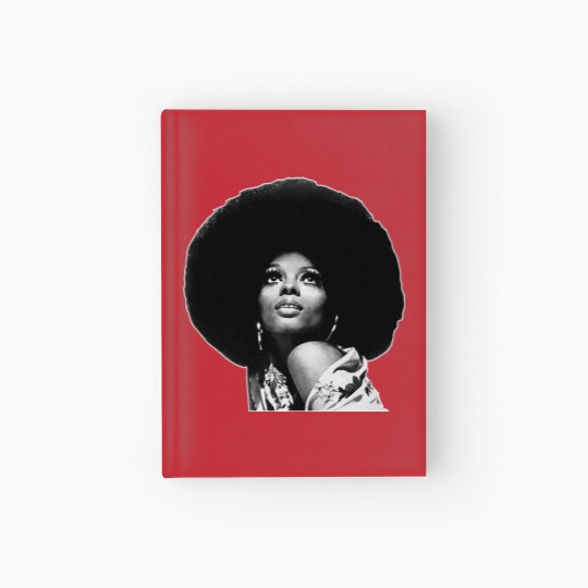 Discover Diana Ross Afro Hardcover Journal