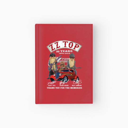 Discover ZZ Top 55 Years Thank You Hardcover Journals