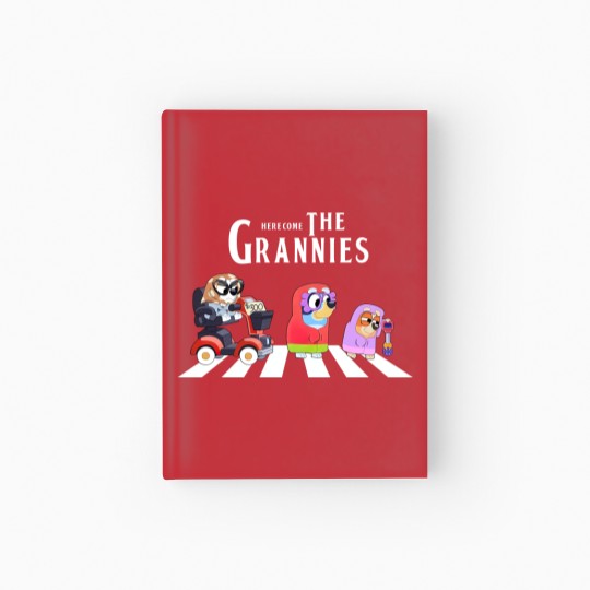 Discover Blue And Bingo Here Come The Grannies Hardcover Journal, Grannies Hardcover Journal, Blue Heeler Family