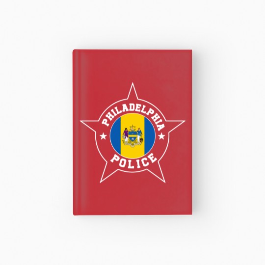 Discover Philadelphia Police T  - Philadelphia flag Hardcover Journal