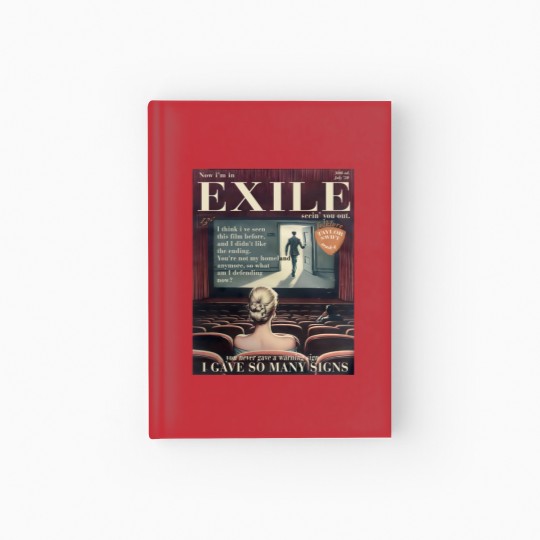 Discover Exile lyric organic cotton Hardcover Journal | TS vintage magazine