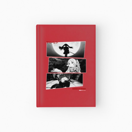 Discover Sousou No Frieren Frieren Halftone Design Hardcover Journal