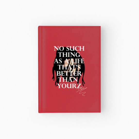 Discover J Cole Dreamville Love Yourz Lyrics Graphic Hardcover Journal Front and Back