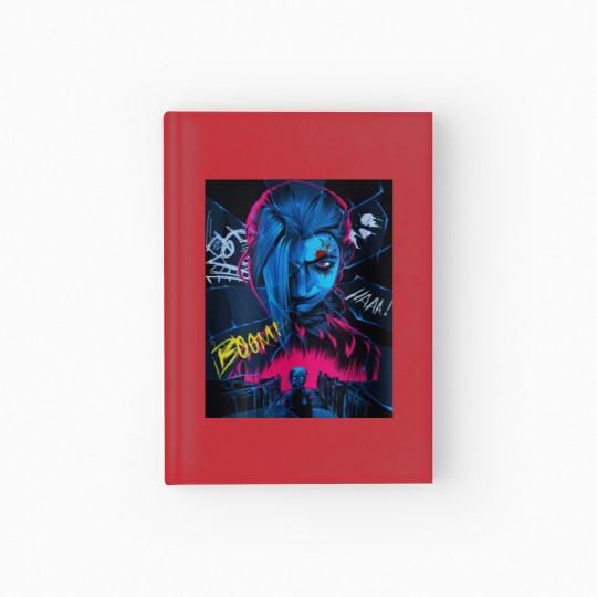 Discover Jinx Arcane Hardcover Journal - Arcane Jinx League of Legends Hardcover Journal