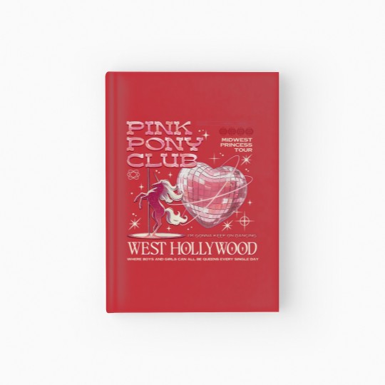 Discover Chappell Roan Pink Pony Club Hardcover Journal - Midwest Princess Collection