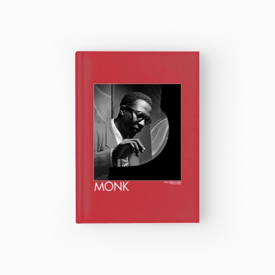 Discover Vintage 90s Thelonious Monk Jazz Musician Artwork 1990s Fashion Hardcover Journal