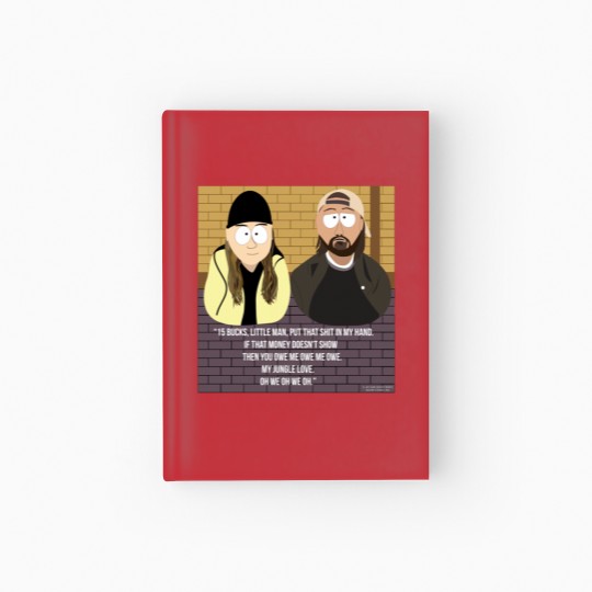 Discover Jay and Silent Bob SouthPark Cartoon Mash-Up Hardcover Journal