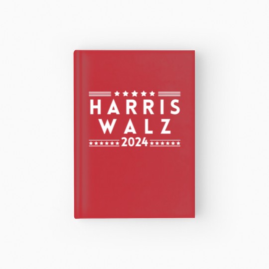 Discover Harris Walz 2024 | Kamala Harris Tim Walz Hardcover Journal