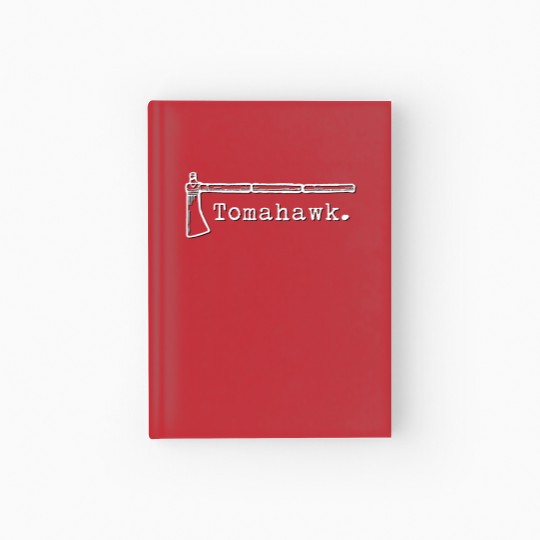 Discover Tomahawk Logo (White) Hardcover Journal