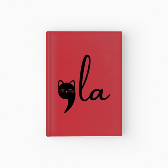 Discover Comma La Cat Lady Kamala Harris Hardcover Journal