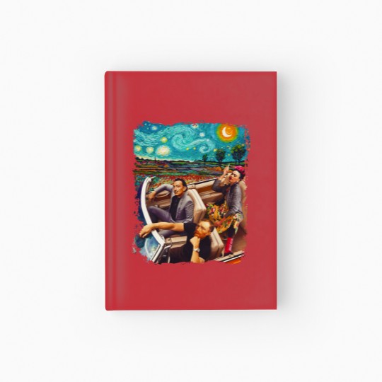 Discover Vincent-Van-Gogh-Frida-Salvador-Dali-Banksy-car Hardcover Journal