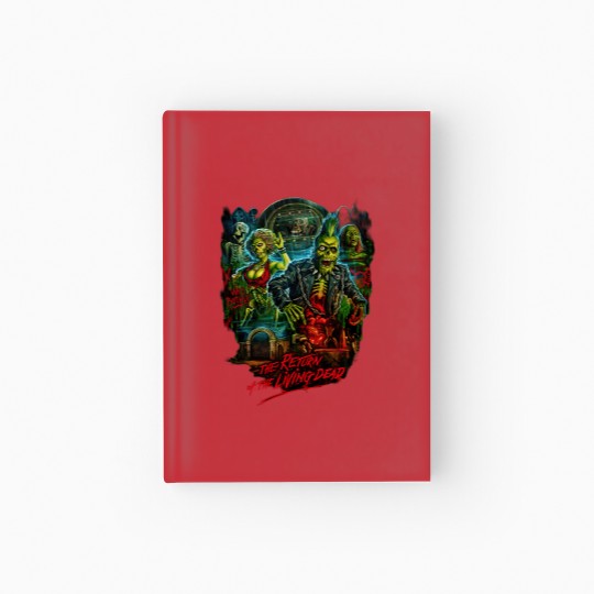 Discover Return of the living dead, tarman, zombies Hardcover Journal, Horror movies Hardcover Journal