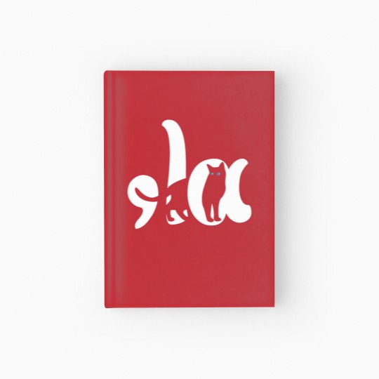 Discover Comma La Cat Vote Kamala Harris For President 2024 Election Hardcover Journal