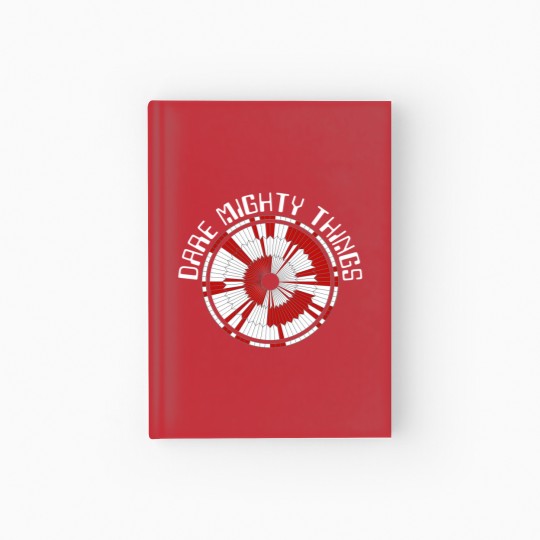 Discover Dare Mighty Things Hardcover Journal